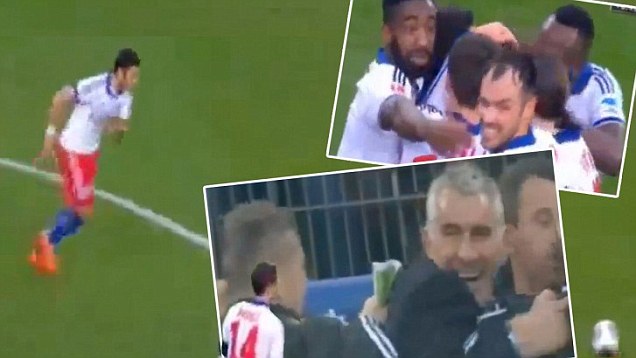 Calhanoglu Cetak Gol dari Jarak 46 Meter ke Gawang Dortmund